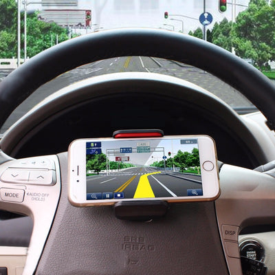 Car Steering Wheel Cell Phone Holder Extendable