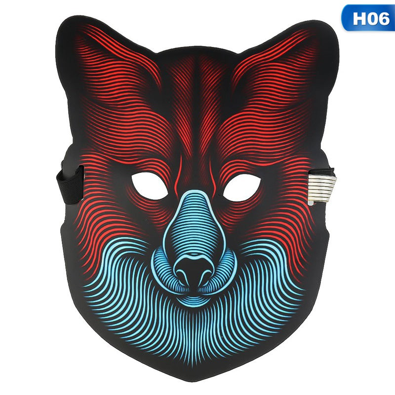Sound Reactive LED Mask