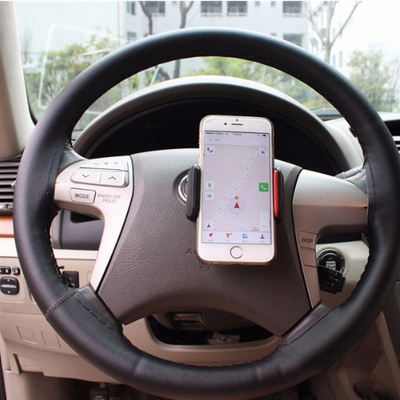 Car Steering Wheel Cell Phone Holder Extendable
