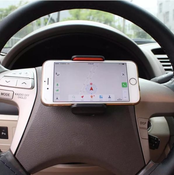 Car Steering Wheel Cell Phone Holder Extendable