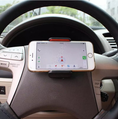 Car Steering Wheel Cell Phone Holder Extendable