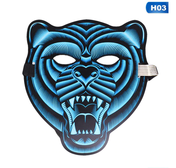 Sound Reactive LED Mask