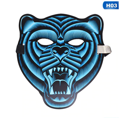 Sound Reactive LED Mask