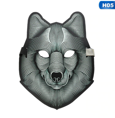 Sound Reactive LED Mask
