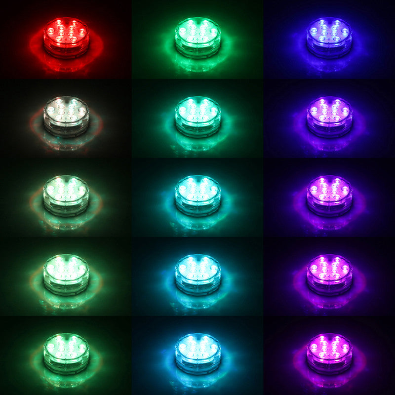 RGB SUBMERSIBLE REMOTE CONTROL LED LIGHT
